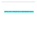 Sophia Unit 3 Principles of management Mile 3.|| SOPHIA ELECTIVE
