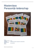 Masterclass persoonlijk leiderschap NCOI&comma; cijfer 9&excl; Met beoordeling&period;