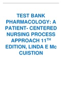  TEST BANK FOR PHARMACOLOGY :AN INTERPROFFSIONAL APPROACH 11TH EDITION, LINDA, KATHELEEN>CHAPTER 1-26< ACE IN YOUR EXAMS 1ST ATTEMTS