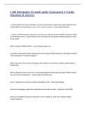 C468 Informatics OA study guide&sol; Guaranteed A&plus;Guide&sol; Questions & Answers