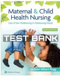 Maternal and Child Health Nursing 9th Edition by Silbert Flagg Test Bank Guide 