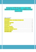(Complete LETRS Module 1-6 with 100% Solutions/Assessments/Tests/Midterm/Final |Latest 2023
