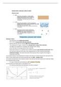 GCSE/IGCSE Physics Summary Notes (A* Student) - Unit 3 Matter  for CIE/ CAIE, AQA, Edexcel and OCR