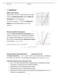 Zusammenfassung  Mathematik Q11/1 Analysis
