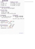 Zusammenfassung Mathematik Q12/2 (Ebenen, Geraden, Ableitung) Grundwissen