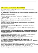Summary Educational Assessment - WGU DRC1 Solution Guide&lowbar;latest&period;