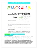 ENG2613 SUPP EXAM 2023 (SECTION B ONLY)
