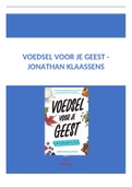Boekverslag 'Voedsel voor je geest" van Jonathan Klaassens