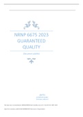 NRNP 6675 2023  GUARANTEED  GRADED A&plus;