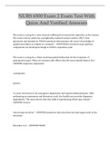 NURS 6500 Exam 2 Exam Test With Quizs And Verified Answers