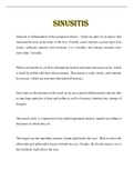 Sinusitis