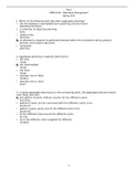 Test 3 OPRE 3310 Spring 2023 With Answers