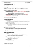 Gezondheidsvoorlichting 2&period;1&period;1 - Onderzoeksopzet schrijven & Onderzoeksresultaten verwerken