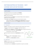 Volledige samenvatting wetenschappen en techniek