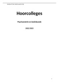Samenvatting hoorcolleges Psychometrie en Besliskunde 2022&sol;2023