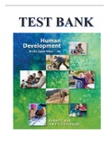 TEST BANK FOR HUMAN DEVELOPMENT: A LIFE-SPAN VIEW 8TH EDITION ROBERT V. KAIL JOHN C. CAVANAUGH