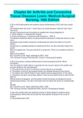 Chapter 64&colon; Arthritis and Connective  Tissue Diseases Lewis&colon; Medical-Surgical  Nursing&comma; 10th Edition