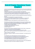 End of Chapter Questions Yoost - Chapter 7