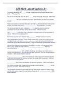 ATI 2023 Latest Update A&plus;