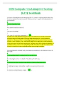 HESI Computerized Adaptive Testing &lpar;CAT&rpar; Test Bank