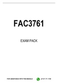 FAC3761 EXAM PACK 2023