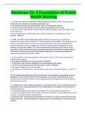 Stanhope Ch&period; 1 Foundation of Public  Health Nursing