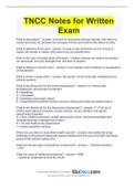 TNCC Written Exam 1 - Exams with their 100&percnt; correct answers 