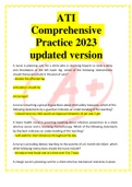 ATI Comprehensive Practice 2023 updated version