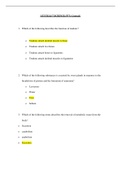 Exam (elaborations) TEAS 7 Science EXAM Questions with Answrs 2023 LAtest 