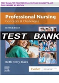 Test Bank for Professional Nursing Concepts & Challenges&comma; 9th Edition&comma; Beth Black