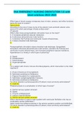 ENA EMERGENCY NURSING ORIENTATION 3&period;0-with  latest solutions-2023-2024