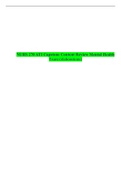 NURS 270 ATI Capstone Content Review Mental Health Exam &lpar;elaborations&rpar;