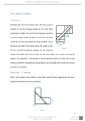 IB Maths Analysis IA - 7 - The Ladder Problem. (18/20)