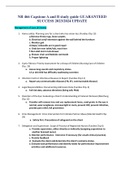 NR 466 Capstone A and B study guide GUARANTEED SUCCESS 2023&sol;2024 UPDATE 