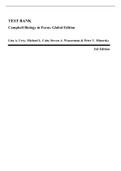 Test Bank - Campbell Biology in Focus&comma; 3rd Global Edition &lpar;Urry&comma; 2020&rpar; Chapter 1-43 &vert; All Chapters