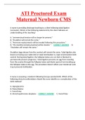 ATI Proctored Exam Maternal Newborn CMS 2023
