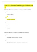 Introduction to Sociology - Milestone 2&period;
