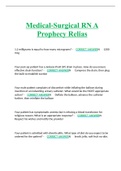 Medical-Surgical RN A Prophecy Relias 2023