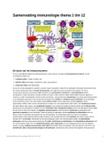 Immunologie samenvatting thema 1 t/m 12