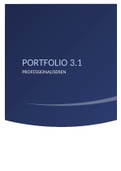 Portfolio 3.1  - Professionaliseren