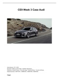 CE9 week 3 case Audi
