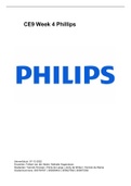 CE9 Philips case week 4
