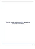 A&P 1 101 Module 2-8 Exam BUNDLE Comprehensive set Portage Learning (RATED A)