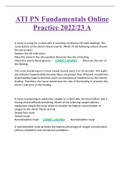 ATI PN Fundamentals Online Practice 2022/23 A