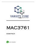 MAC3761 EXAM PACK 2023