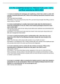 ATI PN COMPREHENSIVE PREDICTOR-with 100&percnt; verified solutions-2023-2024
