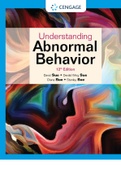 PYC3702 Prescribed Book (PDF) Understanding Abnormal Behavior. Sue, D. 12th Edition