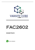 FAC2602 EXAM PACK 2023