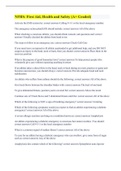 NFHS&colon; First Aid&comma; Health and Safety &lpar;A&plus; Graded&rpar;