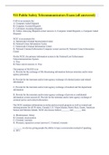 911 Public Safety Telecommunicators Exam &lpar;all answered&rpar;